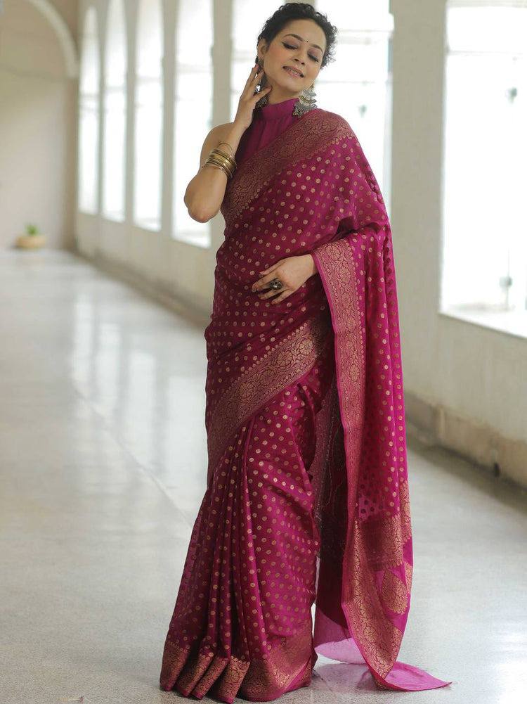 BEAUTIFUL RICH PALLU & JACQUARD WORK ON ALL OVER THE SAREE