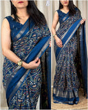 SOFT COTTON DENT SAREE - Saree.IN - Saree