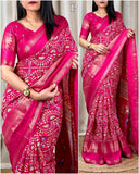 SOFT COTTON DENT SAREE - Saree.IN - Saree