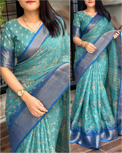 A perfect soft cotton sarees that will make feel comfortable wherever you go - Saree