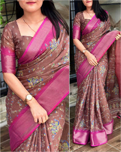 A perfect soft cotton sarees that will make feel comfortable wherever you go - Saree