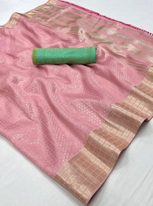 Kora Silk With Double Blouse | MANYA | LT FABRICS |