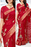 Jaipuri Cotton Rajwadi Print Saree - Saree