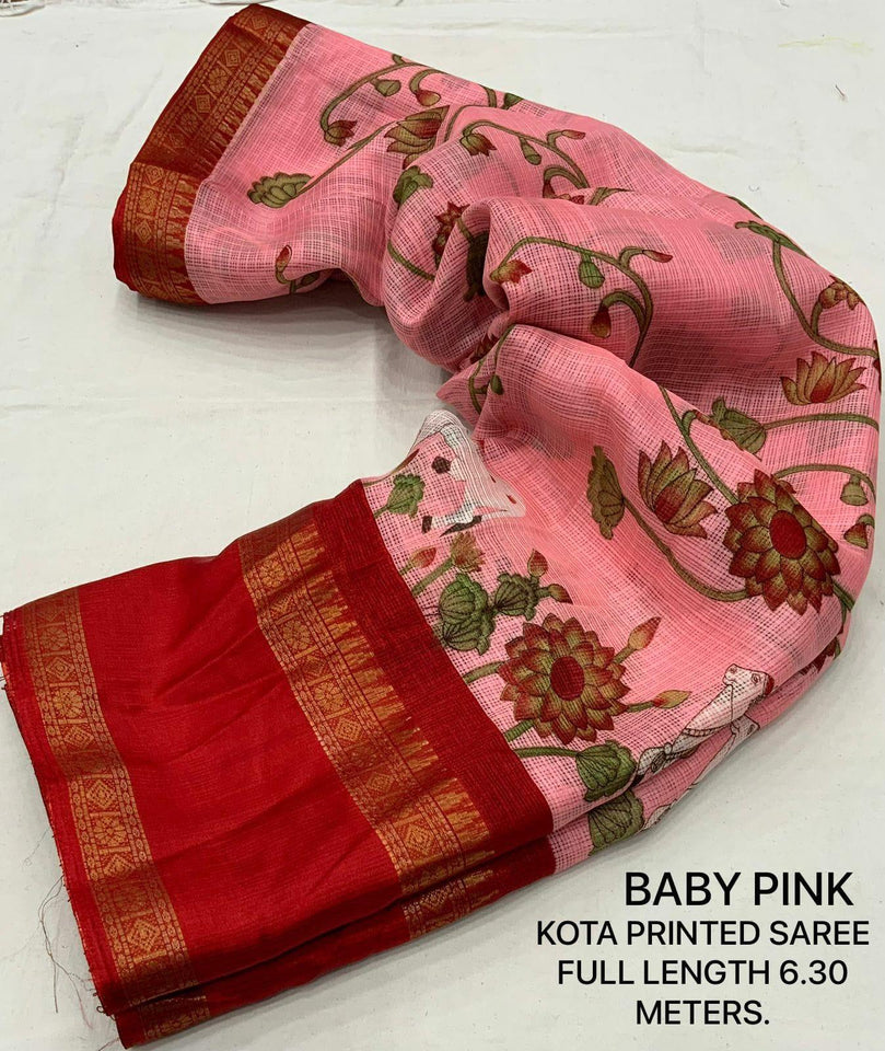 soft kota doria saree - Saree