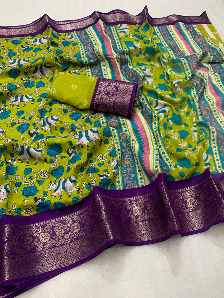 Soft Heavy Dolla Silk Fabric saree