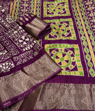 Soft Cotton Crape Saree with woven sequence design all over.