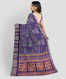 Soft Cotton Crape Saree with woven sequence design all over.